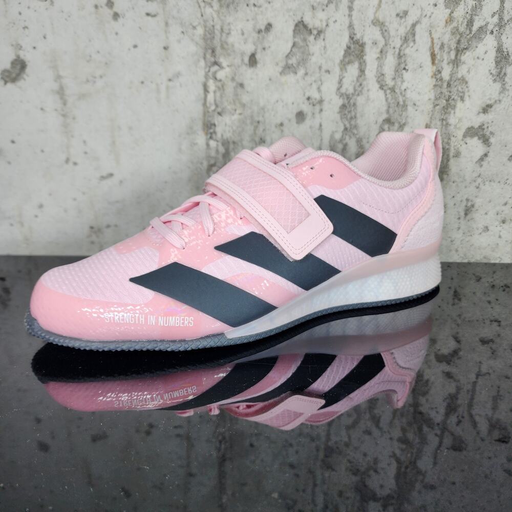 MSRP $230 Adidas Adipower 3 Weightlifting Shoes JP9873 Size 10 Pink Black
